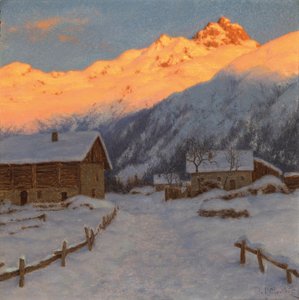 Soirée sur la montagne, Haute-Savoie - Ivan Fedorovich Choultse