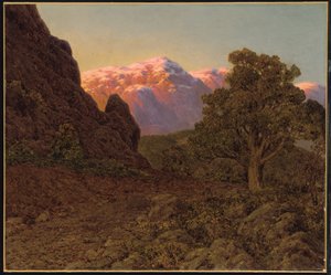 Lever de soleil sur la montagne - Ivan Fedorovich Choultse