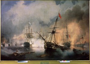 La bataille de Navarin, 20 octobre 1827 - Ivan Konstantinovich Aivazovsky