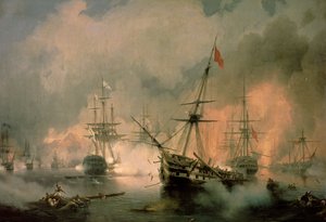 La bataille de Navarin, 20 octobre 1827