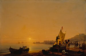 La baie de Naples, 1844 - Ivan Konstantinovich Aivazovsky