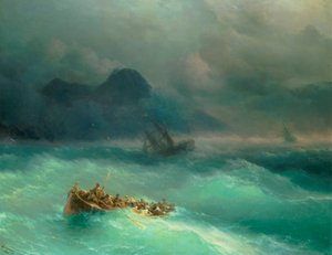 Le Naufrage - Ivan Konstantinovich Aivazovsky