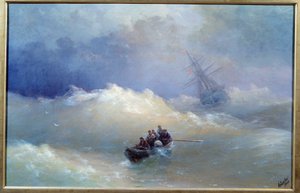 La Vague - Ivan Konstantinovich Aivazovsky