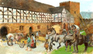 Écuries du château de Kenilworth, vers 1990-2010 - Ivan Lapper