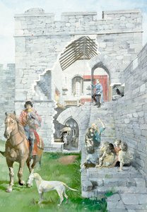 Château de Pickering, 13e siècle, vers 1990-2010 - Ivan Lapper