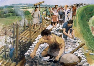 Murs de la ville romaine de Silchester, 2e siècle, 1990-2010 - Ivan Lapper