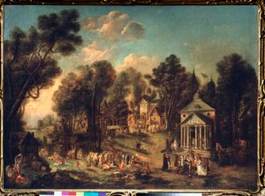 La célébration du temple - Ivan Michailovich Tankov
