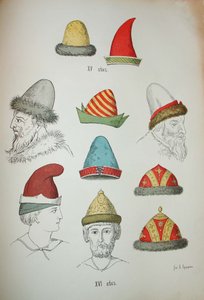 Coiffures russes des XVe et XVIe siècles