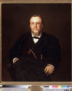 Portrait du collectionneur Docteur Serguei Botkine - Ivan Nikolaevich Kramskoy