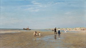 À la plage - Ivan Pavlovich Pokhitonov