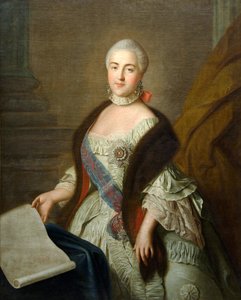 Catherine II en tant que Grande-Duchesse Ekaterina Alekseyevna - Ivan Petrovich Argunov
