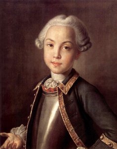 Portrait du comte Nikolaï Petrovitch Cheremetev enfant - Ivan Petrovich Argunov
