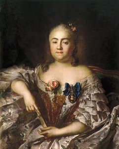 Portrait de la comtesse Varvara Alexeyevna Sheremetyeva 1711-1767, vers 1760 - Ivan Petrovich Argunov
