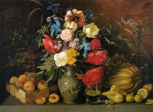 Fleurs et fruits, 1839