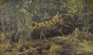 Les branches. Une étude - Ivan Ivanovich Shishkin