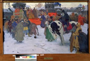 Le jugement de Dieu, vers 1900 (huile sur toile)