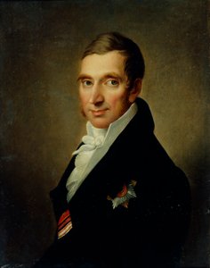 Portrait du médecin Johann-Georg von Ruehl 1768-1846, 1823 - Ivan Vasilyevich Luchaninov