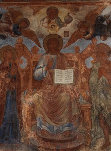 Fresque dans la cathédrale de Notre-Dame du Signe, Novgorod, début du 18ème siècle