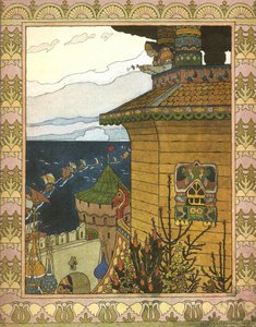 Illustration du conte de fées Le Canard Blanc, 1902 - Ivan Yakovlevich Bilibin