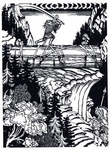 Ilya Mouromets et Svyatogor, 1934 - Ivan Yakovlevich Bilibin