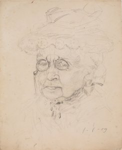Femme avec Lorgnon - J.A. Jerichau