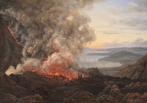 Éruption du volcan Vésuve