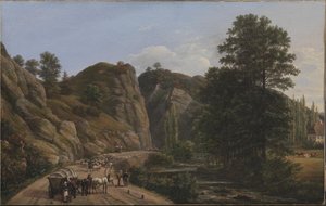 Plauenscher Grund à Dresde - Johan Christian Dahl
