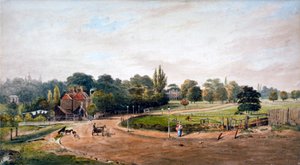 Lordship Lane, Camberwell, Londres, vers 1860 - JC Mandy