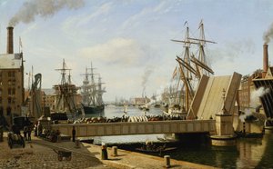 Vue de Copenhague avec le Knippelsbro, 1882 - J.E. Carl Rasmussen