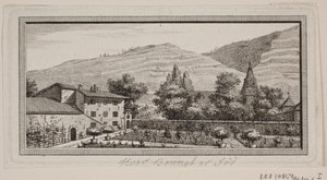 Jardin et maison de campagne de Bonnets à Thonex - J.F. Clemens