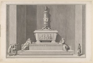 Monument funéraire de Frederik V dans la cathédrale de Roskilde - J.F. Clemens
