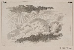 La Terre roulant parmi les nuages
