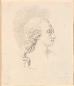 Portrait du sculpteur Alexander Trippel. Profil à droite
