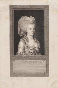 Portrait de la princesse Louisa Agusta - J.F. Clemens