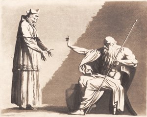 Richelieu devant Rhadamanthe - J.F. Clemens