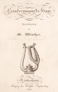 Le jardin de Sanderumgaard. Poèmes de M. Winther