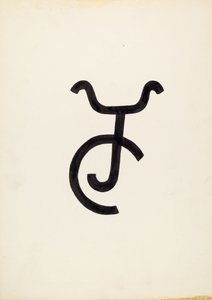 Marque de bétail, vers 1936 - J.Henry Marley
