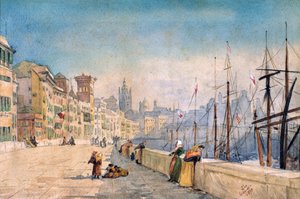 Le Port de Gênes, 1878 - JL Gennato