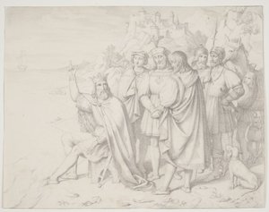 Knud le Grand au bord de la plage