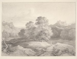 Paysage des environs de Rome
