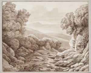 Paysage près de Montenero - J.L. Lund