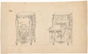 Deux secrétaires - J.L. Th. Baijer (attributed to)