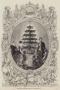 Arbre de Noël au château de Windsor