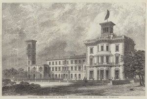 Osborne, Résidence Marine de Sa Majesté, Île de Wight, la Terrasse