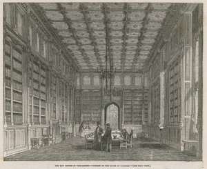 Les nouvelles Chambres du Parlement - la Bibliothèque de la Chambre des communes - J.L. Williams