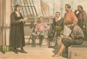 McWard prêchant aux marins à Rotterdam - J.M.L. Ralston