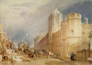 Collège Christ Church, Oxford, 1832-1833 - Joseph Mallord William Turner