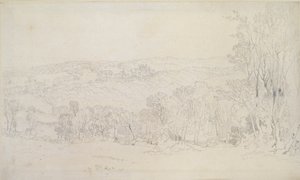 Vue lointaine du parc du château de Lowther - Joseph Mallord William Turner
