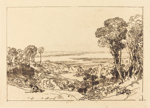 Jonction de la Severn et de la Wye, publié en 1811 - Joseph Mallord William Turner