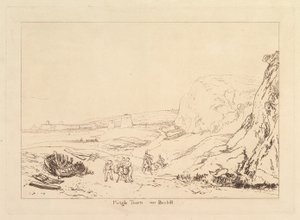 Tours Martello près de Bexhill, Sussex Liber Studiorum, partie VII, planche 34, 1811 - Joseph Mallord William Turner